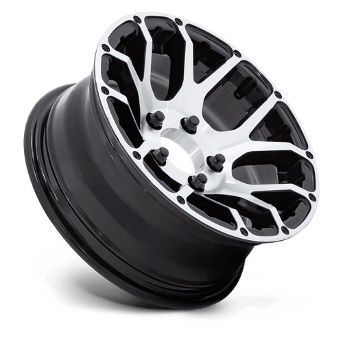 Helo He1825 14X6 -6 Gloss Black Machined