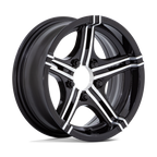 Helo He1827 14X6 -6 Gloss Black Machined