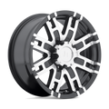 Helo He835 17X8 +0 Gloss Black Machined
