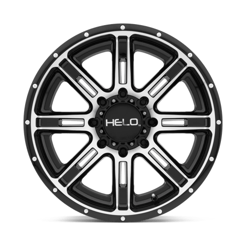 Helo He900 20X9 +0 Gloss Black Machined