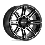 Helo He900 20X9 +0 Gloss Black Machined