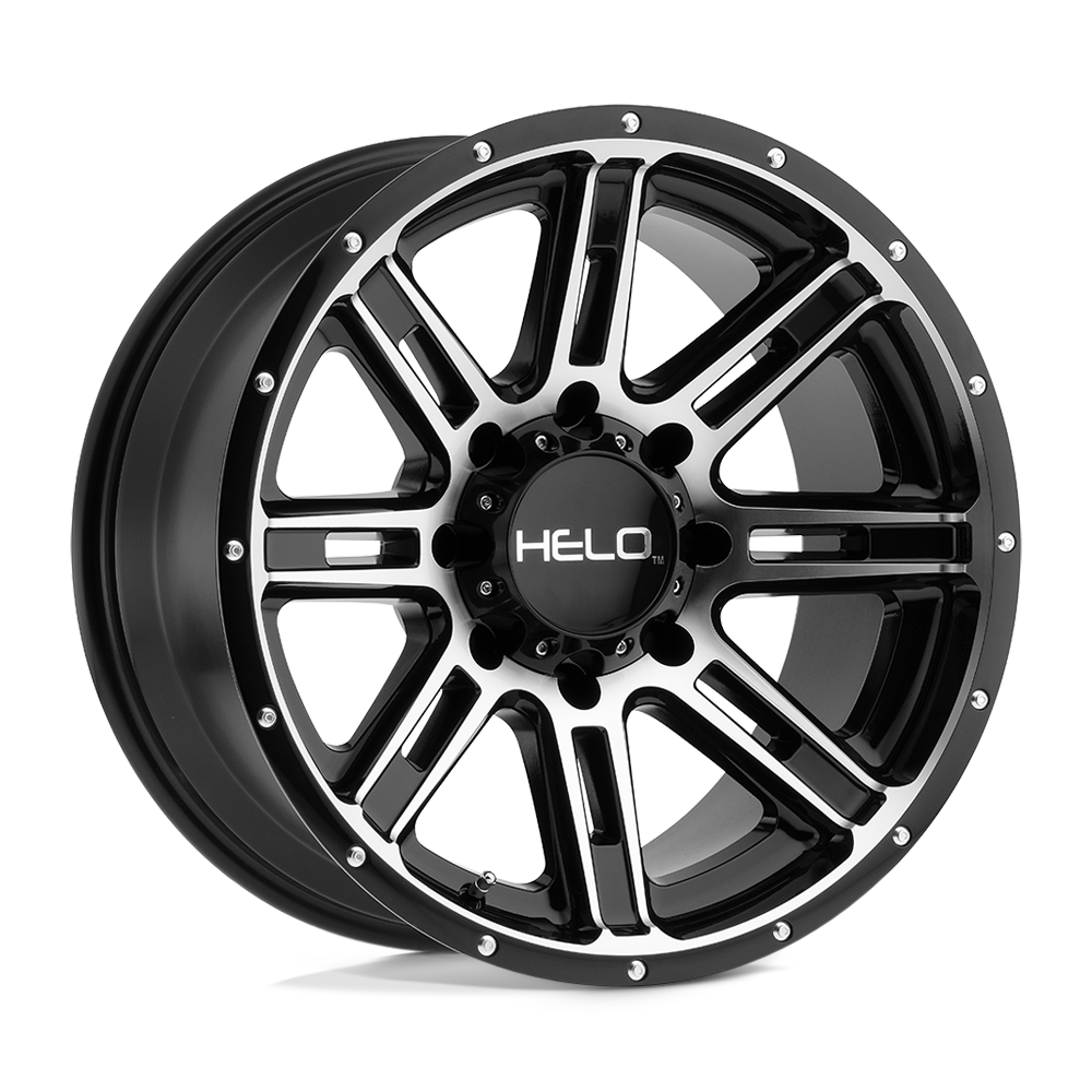 Helo He900 20X9 +0 Gloss Black Machined