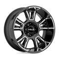 Helo He914 20X9 +0 Gloss Black Machined