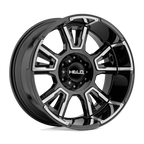 Helo He914 20X9 +0 Gloss Black Machined