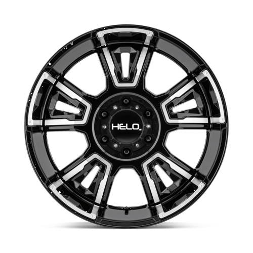 Helo He914 20X9 +0 Gloss Black Machined