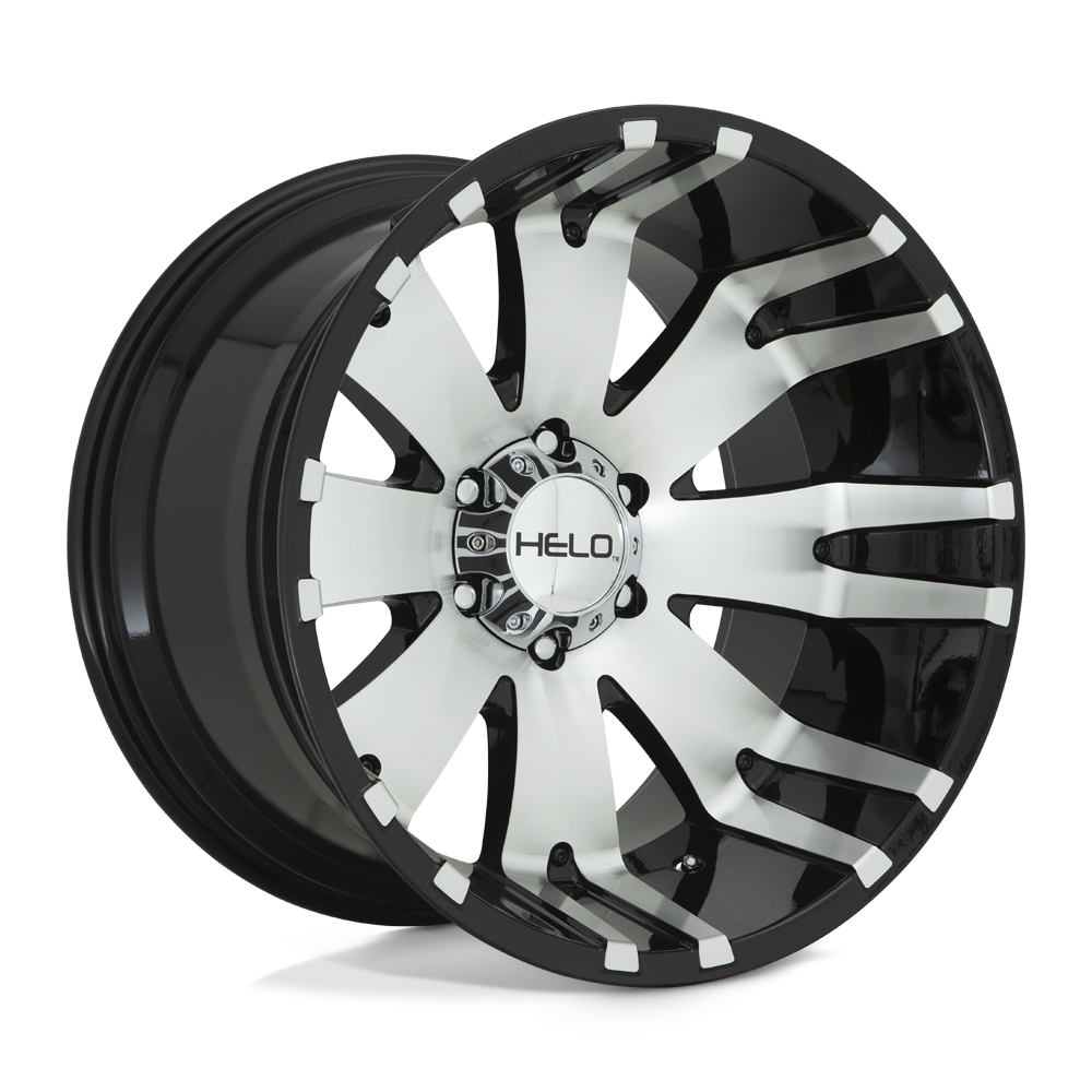 Helo He917 20X12 -44 Gloss Black Machined