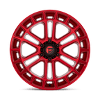 Fuel 1Pc D719 Heater 22X10 -13 Candy Red Machined