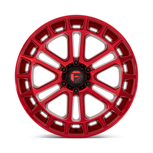 Fuel 1Pc D719 Heater 22X10 -13 Candy Red Machined