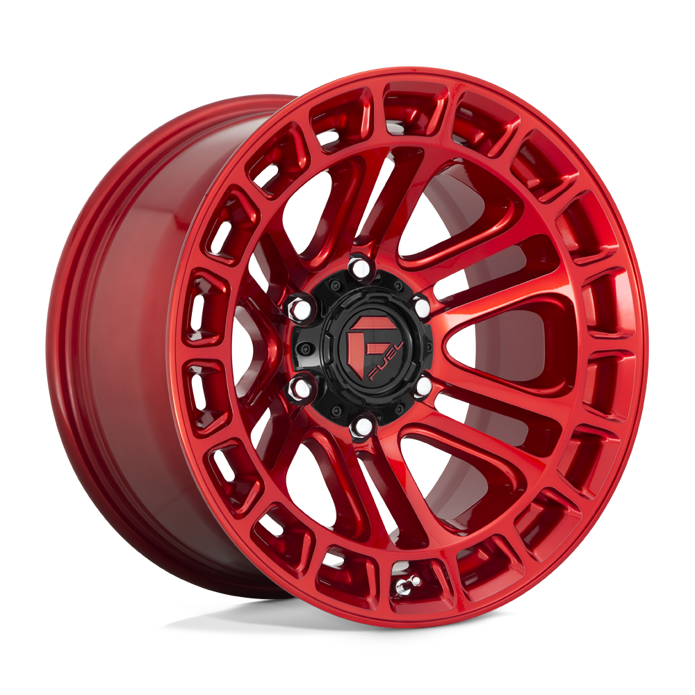 Fuel 1Pc D719 Heater 17X9 -12 Candy Red Machined