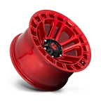 Fuel 1Pc D719 Heater 22X10 -13 Candy Red Machined