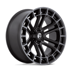 Fuel 1Pc D720 Heater 22X10 -13 Matte Black Ddt Machined
