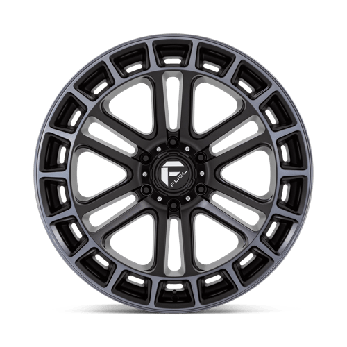 Fuel 1Pc D720 Heater 22X10 -13 Matte Black Ddt Machined