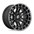 Fuel 1Pc D720 Heater 20X9 +1 Matte Black Ddt Machined