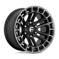 Fuel 1Pc D720 Heater 18X9 +1 Matte Black Ddt Machined