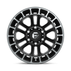 Fuel 1Pc D720 Heater 22X10 -13 Matte Black Ddt Machined