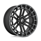 Fuel 1Pc D720 Heater 20X9 +1 Matte Black Ddt Machined