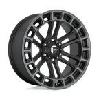 Fuel 1Pc D720 Heater 20X9 +1 Matte Black Ddt Machined