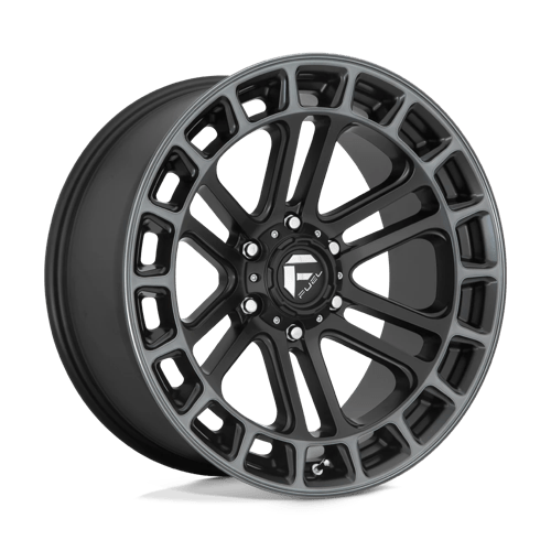 Fuel 1Pc D720 Heater 20X9 +1 Matte Black Ddt Machined