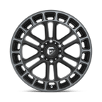 Fuel 1Pc D720 Heater 20X9 +1 Matte Black Ddt Machined