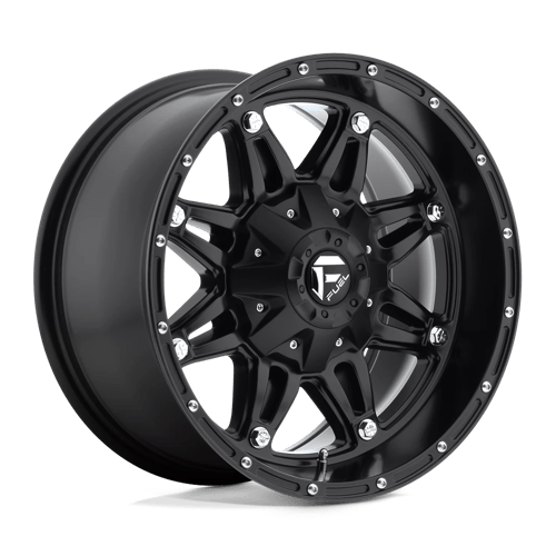 Fuel 1Pc D531 Hostage 17X9 -12 Matte Black
