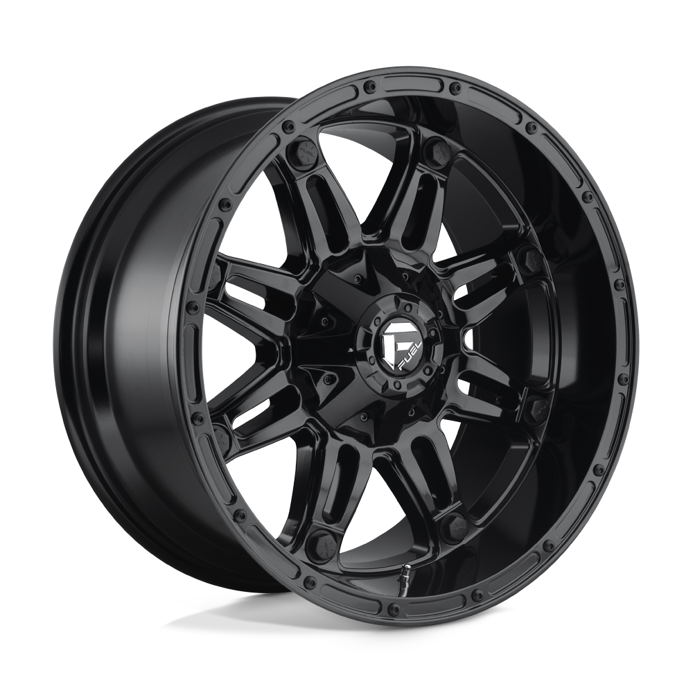 Fuel 1Pc D625 Hostage 20X10 -18 Gloss Black