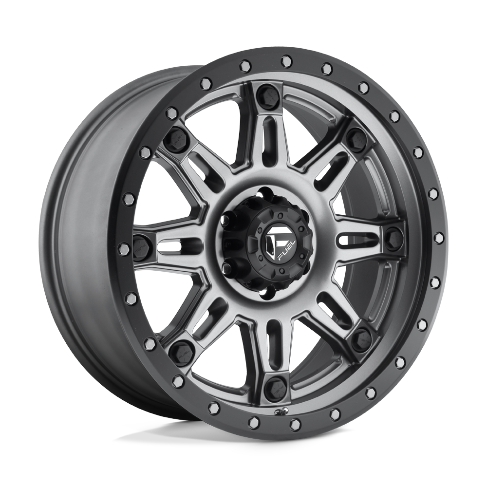 Fuel 1Pc D568 Hostage Iii 20X9 +1 Matte Gunmetal Black Bead Ring