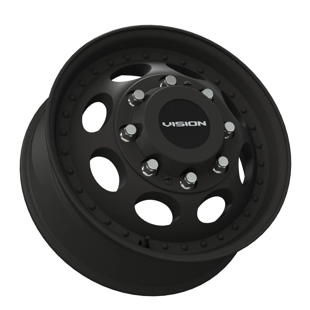 Vision HD std 17X6.5 +121.35 Matte Black