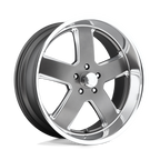 Us Mag 1Pc U118 Hustler 22X11 +18 Matte Gunmetal