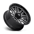 Fuel 1Pc D662 Ignite 22X12 -43 Gloss Black Milled