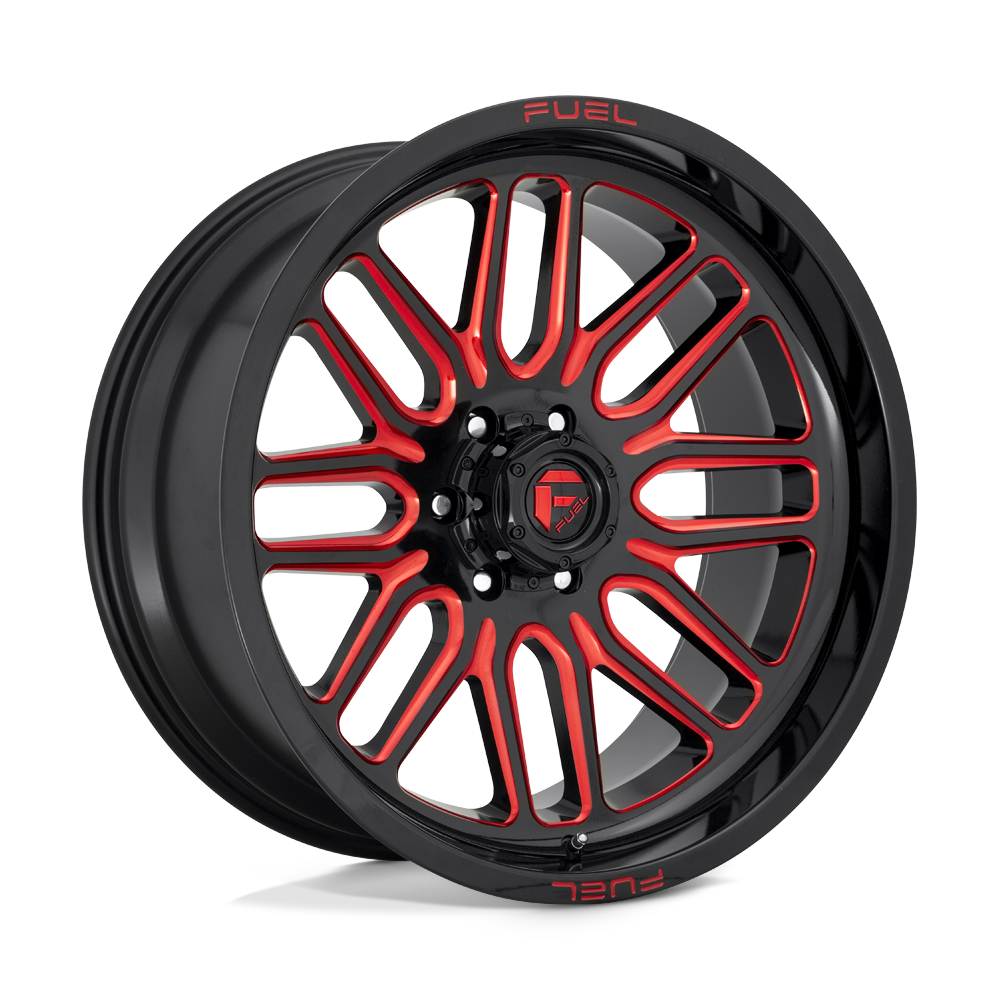 Fuel 1Pc D663 Ignite 22X10 -18 Gloss Black Red Tinted Clear