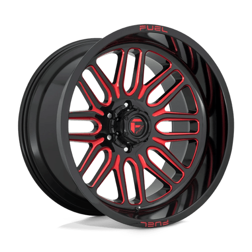 Fuel 1Pc D663 Ignite 22X12 -43 Gloss Black Red Tinted Clear