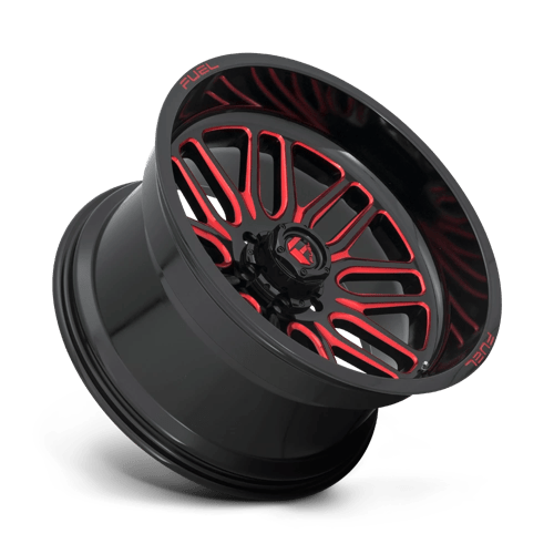 Fuel 1Pc D663 Ignite 22X12 -43 Gloss Black Red Tinted Clear