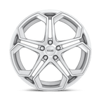 Foose 1Pc F170 Impala 20X10.5 +40 Gloss Silver Machined