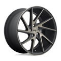 Niche 1Pc M163 Invert 20X10.5 +45 Matte Black Machined Ring