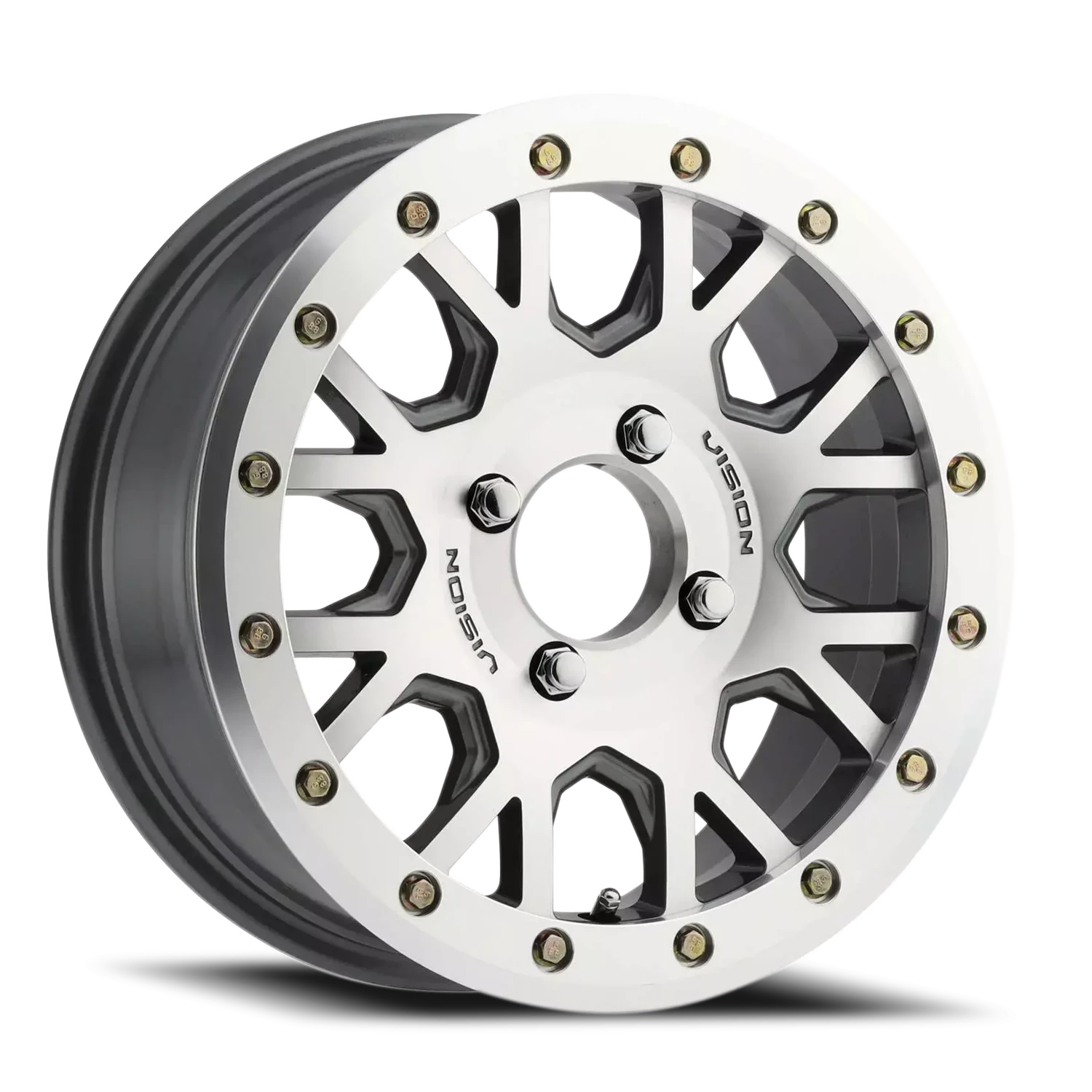 Vision ATV GV8 15X6 +32 Gunmetal Machined Face and Ring