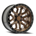 Arena Jackal 20X10 -18 Smoked Bronze W/ Gloss Black Lip