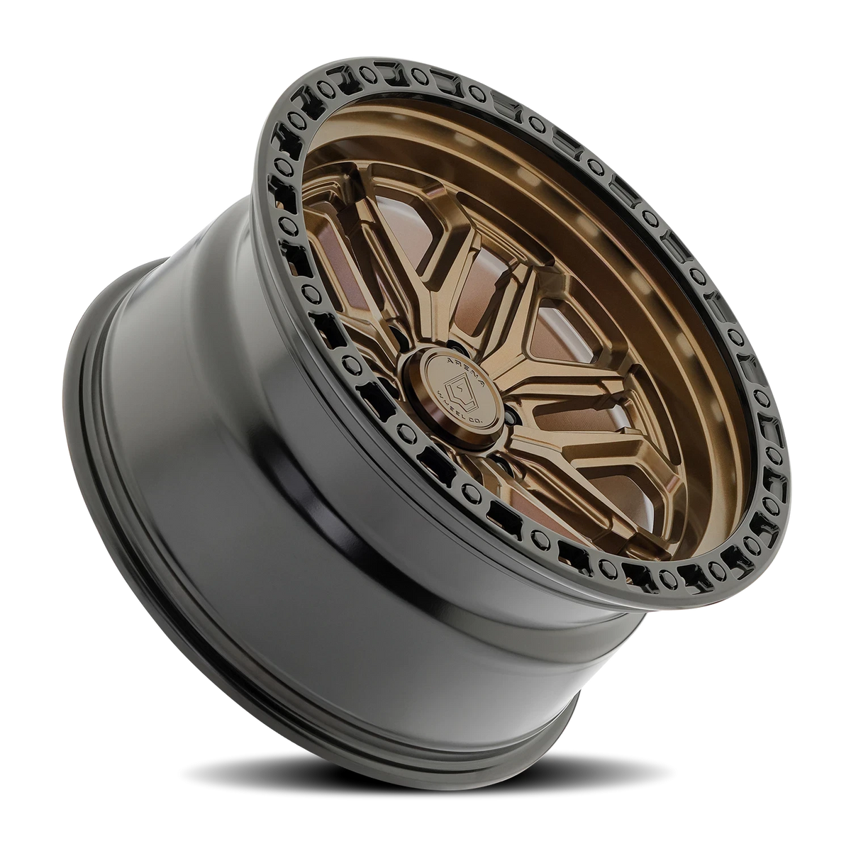 Arena Jackal 20X10 -18 Smoked Bronze W/ Gloss Black Lip