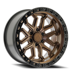 Arena Jackal 20X10 -18 Smoked Bronze W/ Gloss Black Lip
