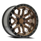 Arena Jackal 20X10 -18 Smoked Bronze W/ Gloss Black Lip