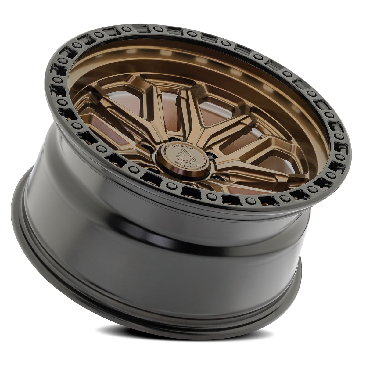 Arena Jackal 20X10 -18 Smoked Bronze W/ Gloss Black Lip