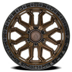 Arena Jackal 20X10 -18 Smoked Bronze W/ Gloss Black Lip