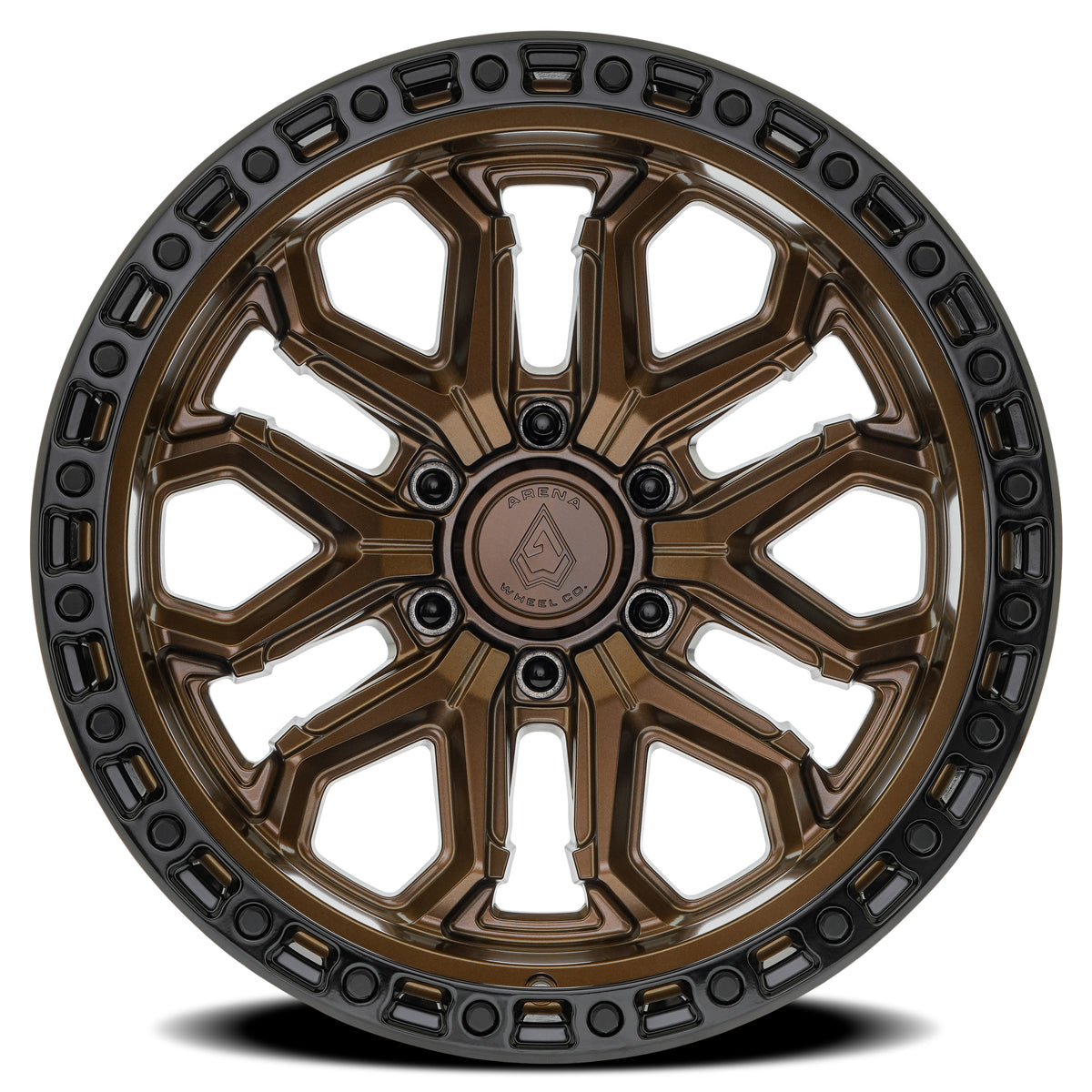 Arena Jackal 20X10 -18 Smoked Bronze W/ Gloss Black Lip