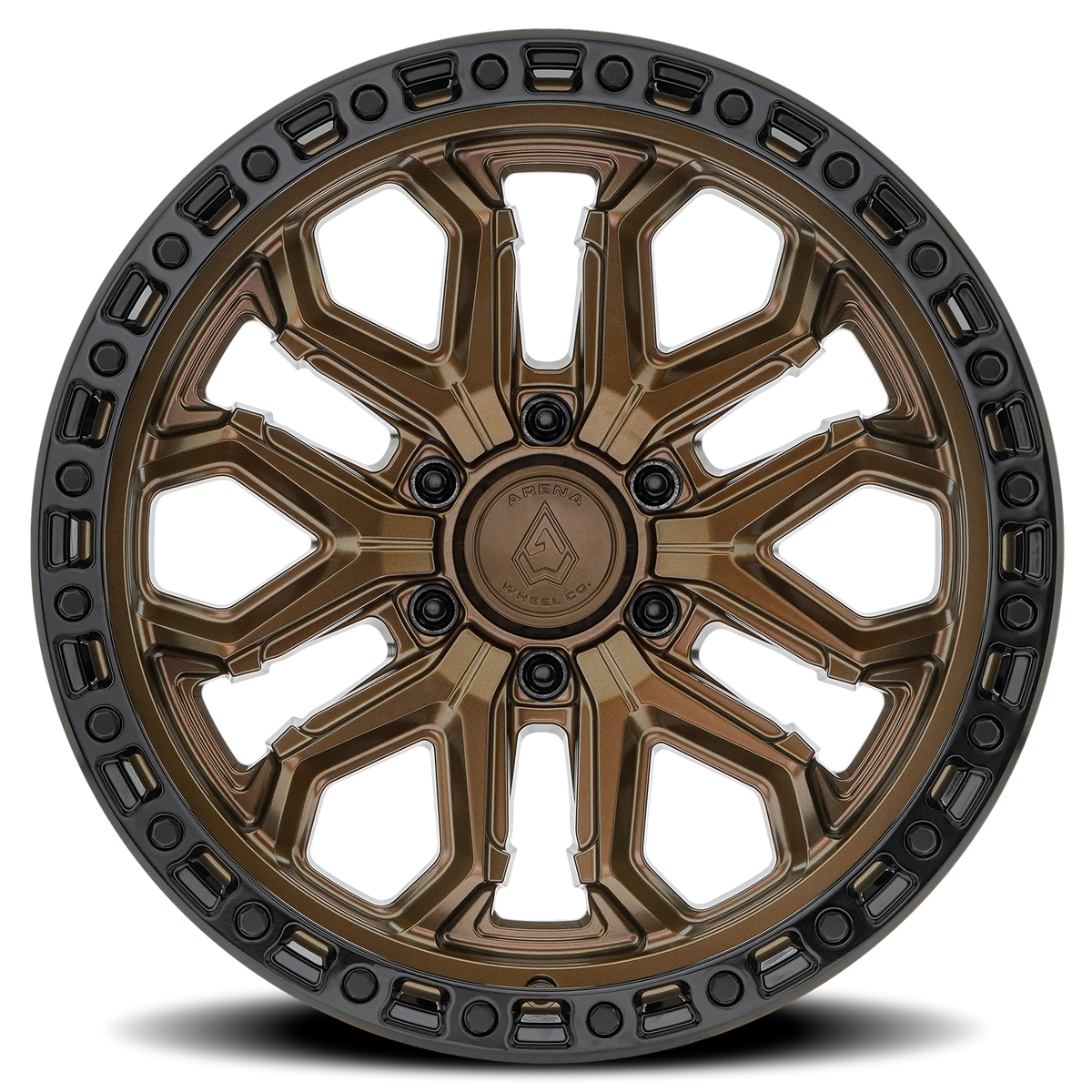 Arena Jackal 20X9 +0 Smoked Bronze W/ Gloss Black Lip