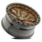 Arena Jackal 22X10 -18 Smoked Bronze W/ Gloss Black Lip