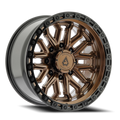 Arena Jackal 20X10 -18 Smoked Bronze W/ Gloss Black Lip