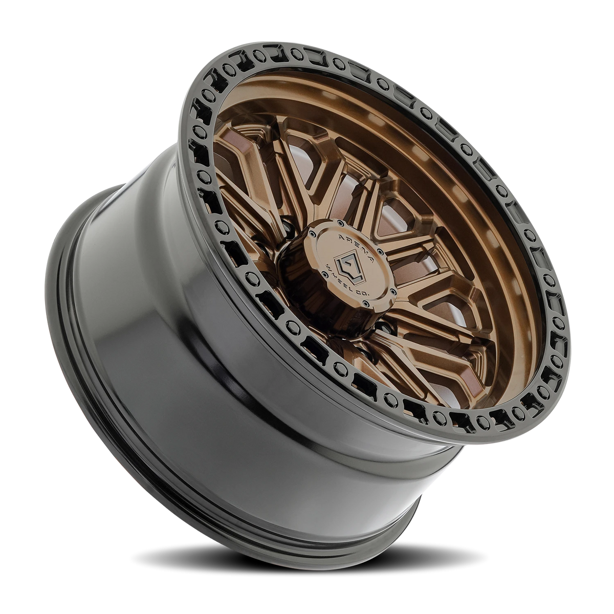Arena Jackal 20X10 -18 Smoked Bronze W/ Gloss Black Lip