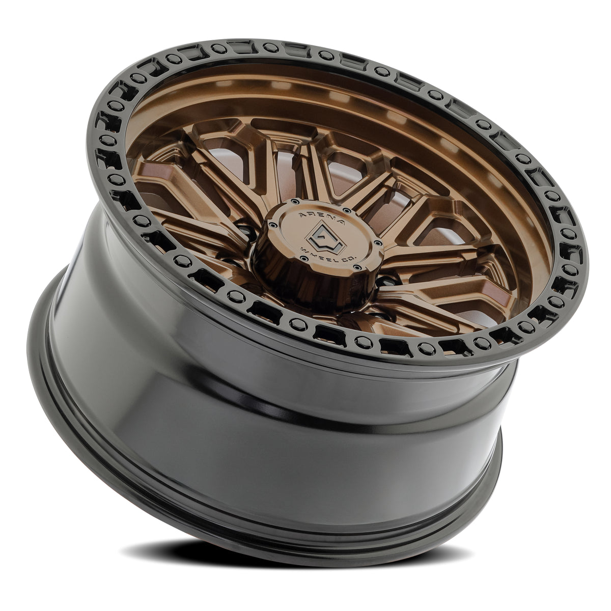 Arena Jackal 20X10 -18 Smoked Bronze W/ Gloss Black Lip