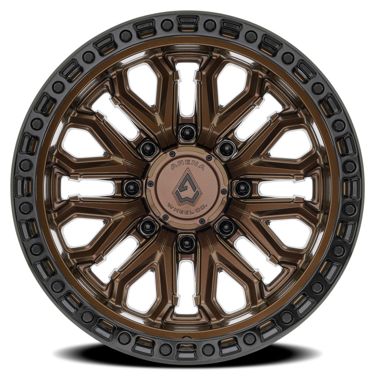 Arena Jackal 20X10 -18 Smoked Bronze W/ Gloss Black Lip