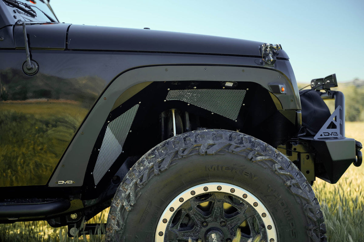 2007-2018 Jeep Wrangler JK Fender Flare Deletes
