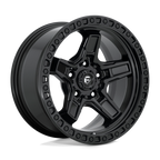 Fuel 1Pc D697 Kicker 17X9 +1 Matte Black